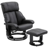 easycomfort easycomfort poltrona relax reclinabile e massaggiante con pouf poggiapiedi e telecomando 76x80x102 cm nero