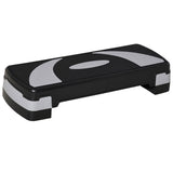 easycomfort easycomfort stepper da aerobica regolabile in altezza 10 15 20 cm antiscivolo nero e grigio