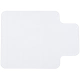 easycomfort easycomfort tappetino per sedia ufficio salvapavimento in plastica 90x120cm trasparente