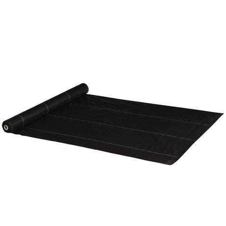 easycomfort easycomfort telo per pacciamatura 2x25 m per orto serra e giardino drenante e traspirante nero