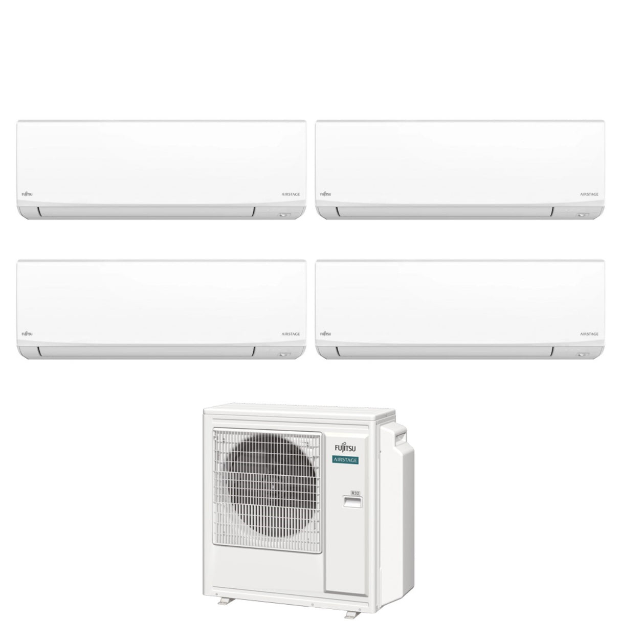 fujitsu condizionatore quadri split fujitsu kj white 77912 con aoeg30kbta4 r 32 wi fi integrato