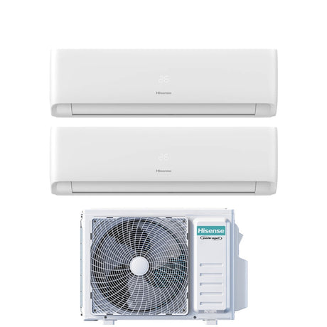 hisense climatizzatore condizionatore hisense dual split inverter serie ecosense 912 con 2amw52u4rxc r 32 wi fi integrato 900012000