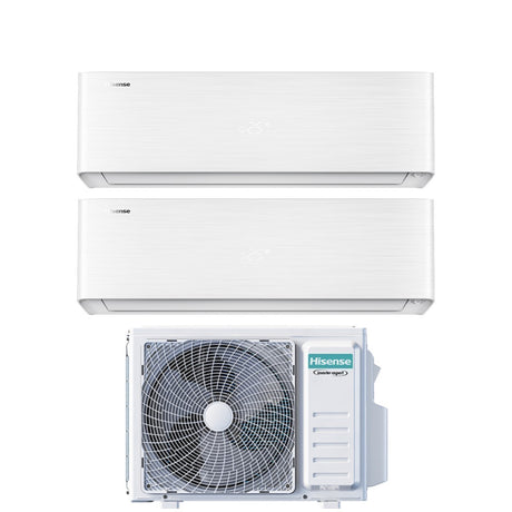 hisense condizionatore hisense dual split energy pro x 1218 con 4amw81u4rjc r 32 wi fi integrato