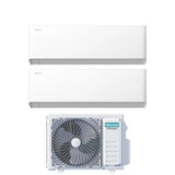 hisense condizionatore hisense dual split uni hb 912 con 2amw42u4rgc r 32 wi fi integrato