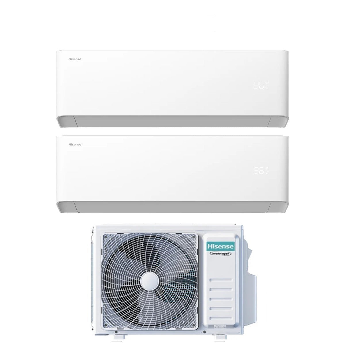 hisense condizionatore hisense dual split uni hb 912 con 2amw52u4rxc r 32 wi fi integrato