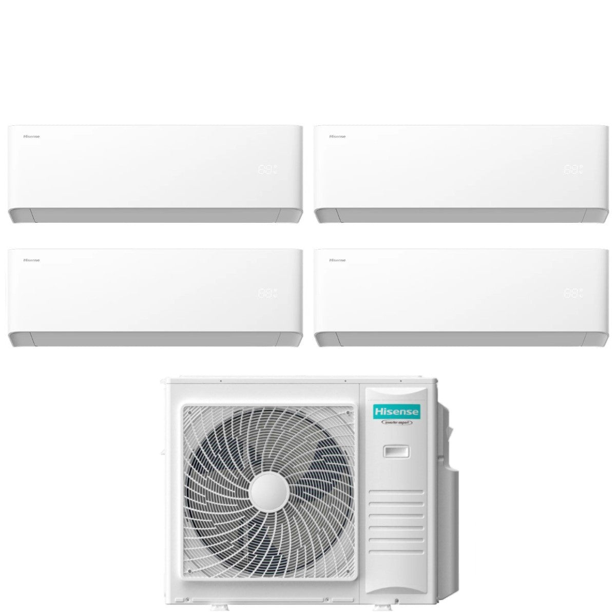 hisense condizionatore hisense quadri split uni hb 991212 con 5amw105u4rqc r 32 wi fi integrato