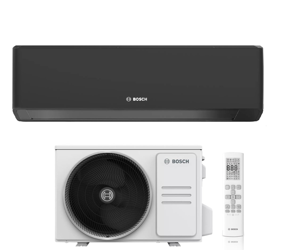 junkers bosch condizionatore bosch climate 7000i black 18000 btu cl7000i set 55 eb r 32 wi fi integrato