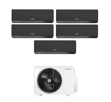 junkers bosch condizionatore penta split bosch climate 7000i black 99121212 con 5000m 1255 e r 32 wi fi integrato