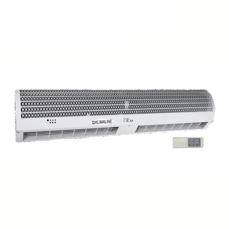 klimaline barriera d aria ad incasso klimaline ecoline 1s 709a da 120 cm 2 velocita con resistenza ad aria calda e telecomando incluso