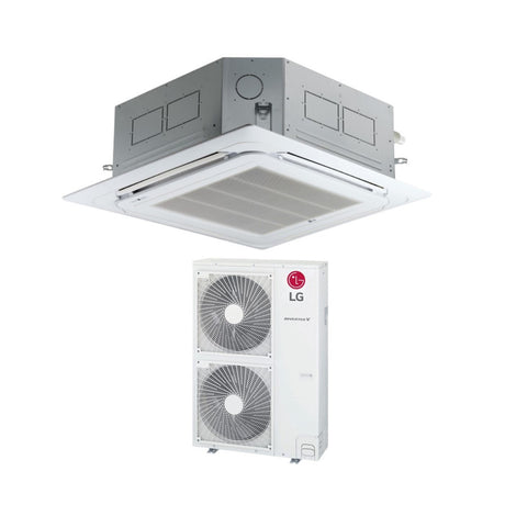 lg condizionatore cassetta a 4 vie lg standard 48000 btu ut48f r 32 wi fi optional con pannello