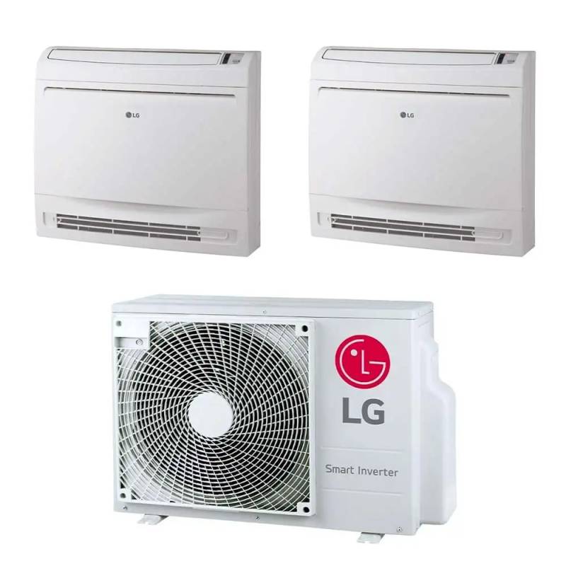 lg condizionatore dual split console lg 1212 btu con mu2r17 r 32 wi fi optional