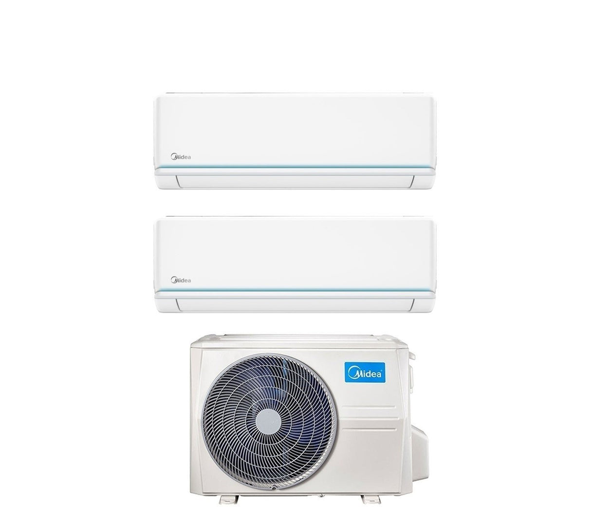 midea climatizzatore condizionatore midea dual split inverter serie evolution 1212 con m3og 21hfn8 q r 32 wi fi optional 1200012000