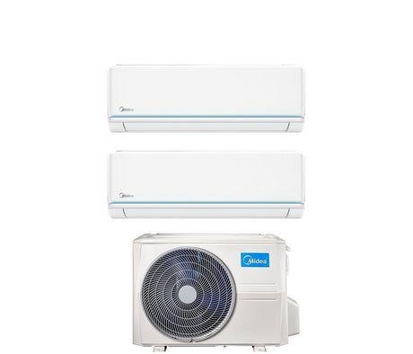 midea climatizzatore condizionatore midea dual split inverter serie evolution 1212 con m3og 21hfn8 q r 32 wi fi optional 1200012000