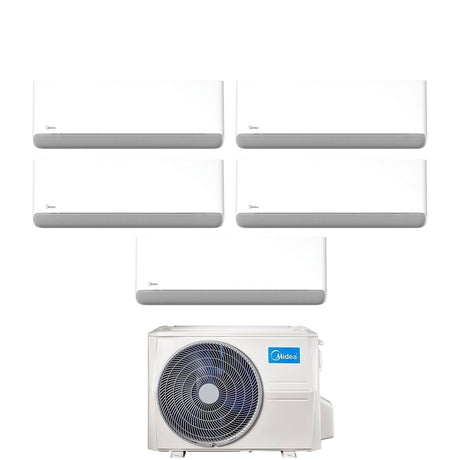 midea condizionatore penta split midea breezeless e 999912 con m5oe 42hfn8 q r 32 wi fi integrato