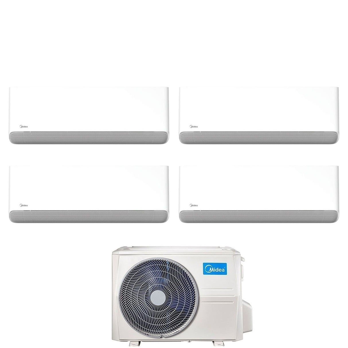 midea condizionatore quadri split midea breezeless e 991212 con m4o 36fn8 q r 32 wi fi integrato