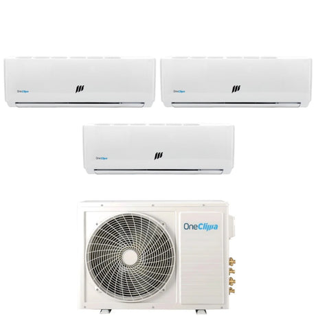 oneclima climatizzatore condizionatore oneclima trial split inverter serie pro 9918 con mlt27x3y24 r 32 wi fi optional 9000900018000