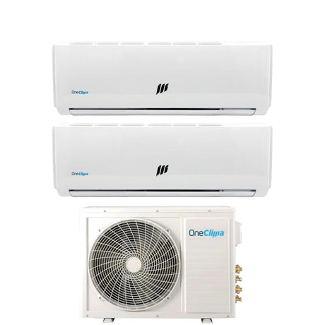oneclima condizionatore dual split oneclima pro 918 con mlt21x3y24 r 32 wi fi optional