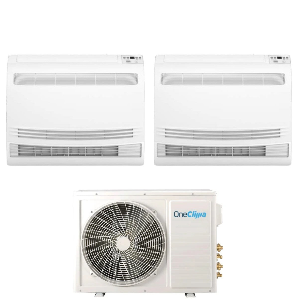 oneclima condizionatore oneclima dual split console 1212 con mlt21x3y24 r 32 wi fi optional con telecomando di serie