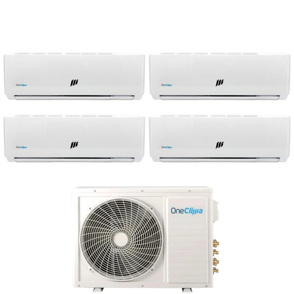 oneclima condizionatore quadri split oneclima pro 12121218 con mlt42x5y24 r 32 wi fi optional