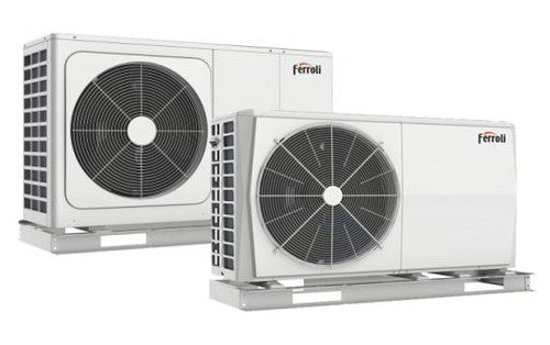 pompa di calore reversibile ferroli omnia m 3.2 6 8 kw per installazione esterna con compressore dc inverter r 32 wifi comando incluso novita