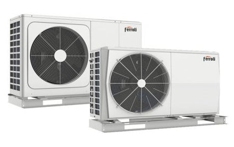 pompa di calore reversibile ferroli omnia m 3.2 da 14 kw 2cp000ff monofase per installazione esterna con compressore dc inverter r 32 wi fi con comando incluso