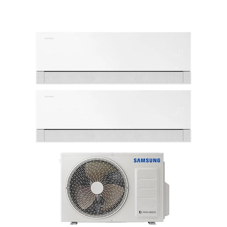 samsung condizionatore dual split samsung premiere white 99 con aj050txj2kg r 32 wi fi integrato