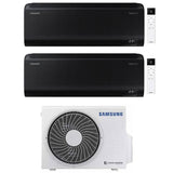 samsung condizionatore dual split samsung windfree black 912 con aj050txj2kg r 32 wi fi integrato