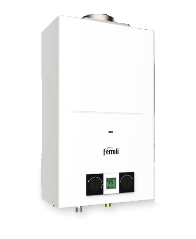 scaldabagno a gas ferroli pegaso eco 11 camera aperta low nox gpl