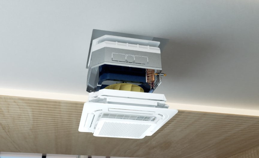 unita interna a cassetta hisense 12000 btu act35ur4rcc8 r 32 wi fi optional con telecomando e pannello incluso