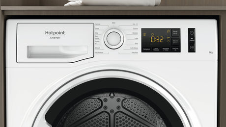 asciugatrice a pompa di calore a carica frontale hotpoint ntm1192wkit 9 kg a__