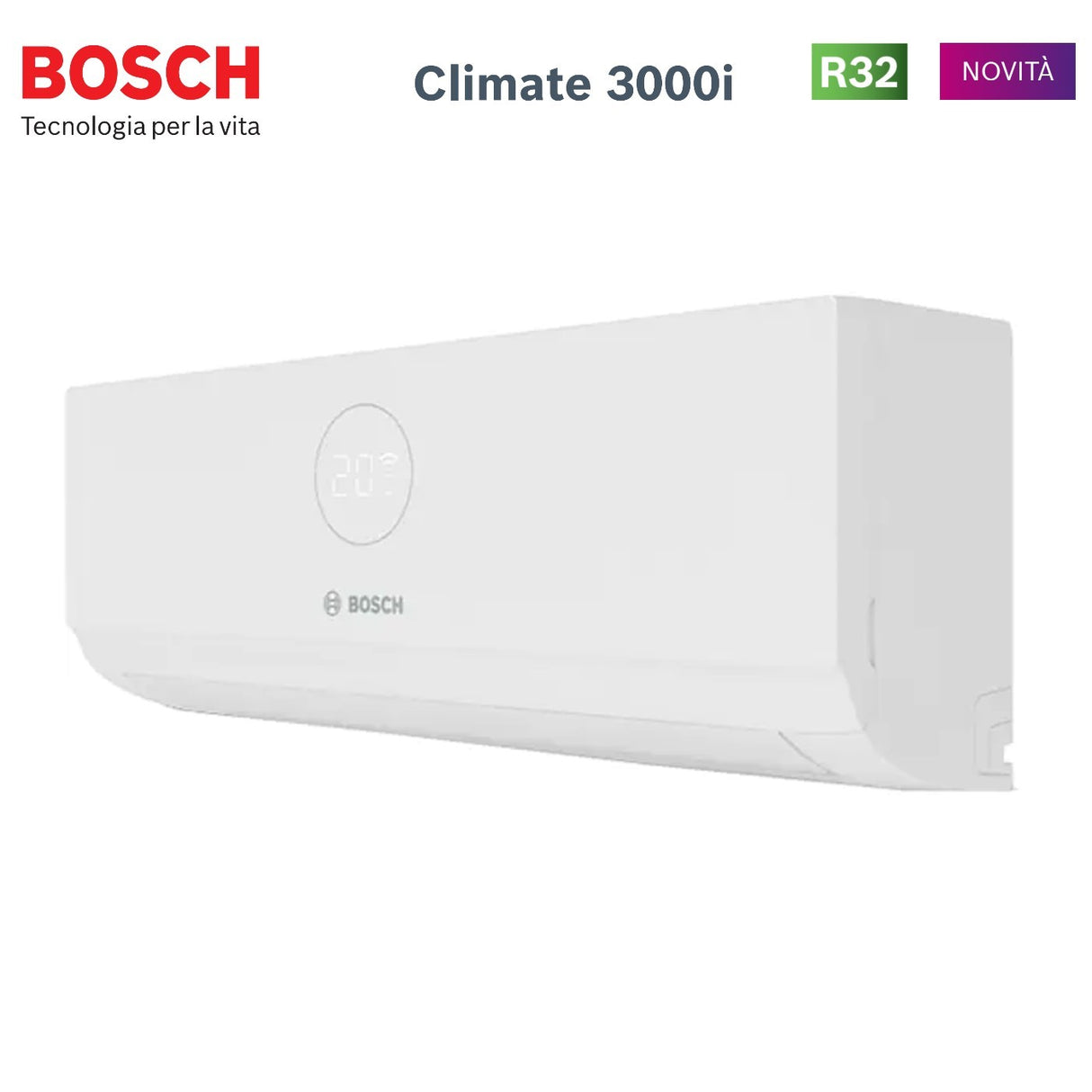 climatizzatore condizionatore bosch trial split inverter serie climate 3000i 9_12_12 con ms 36 oue r 32 wi fi optional 9000_12000_12000