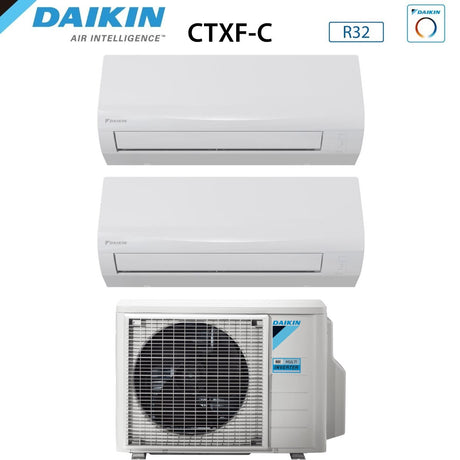 climatizzatore condizionatore daikin dual split inverter serie sensira 9_12 con 2mxf40a r 32 wi fi optional 9000_12000