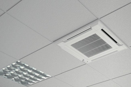 climatizzatore condizionatore fujitsu general cassetta a flusso d aria circolare inverter 54000 btu aux54krlb e con comando e con pannello 11355