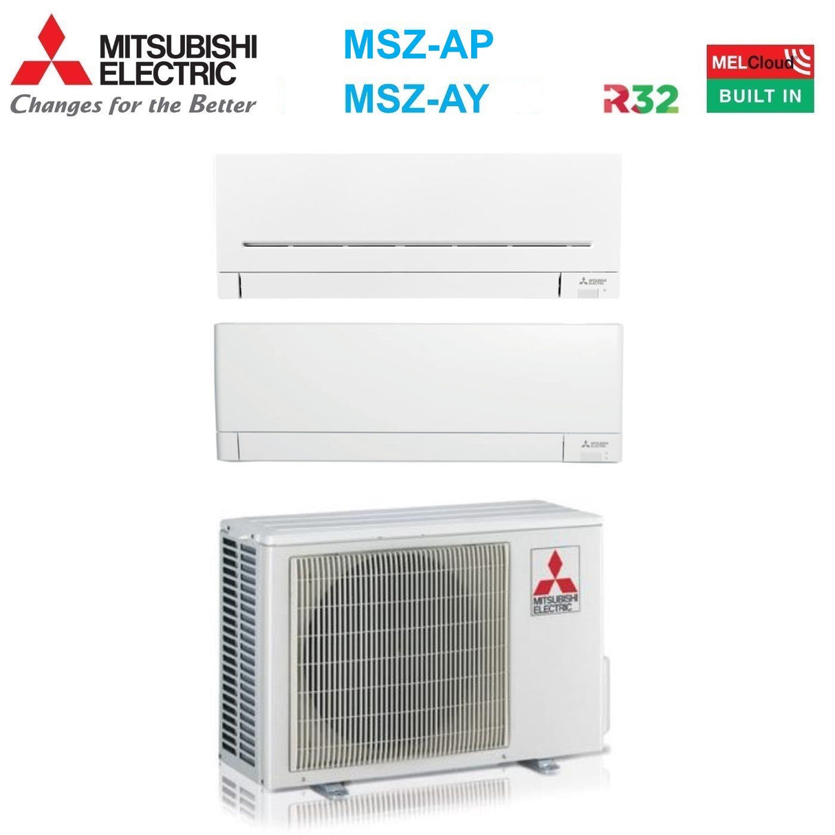 climatizzatore condizionatore mitsubishi electric dual split inverter serie ap vgk 5_15 con mxz 2f53vf2 r 32 wi fi integrato 5000_15000