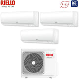 climatizzatore condizionatore riello trial split inverter serie aaria plus 9_9_9 con aaria multi 370 p r 32 wi fi optional 9000_9000_9000