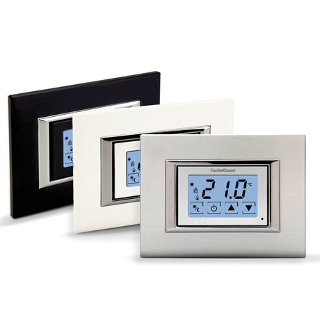 cronotermostato termostato elettronico touchscreen da incasso fantini cosmi ch123ts con cover colorate