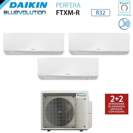 daikin climatizzatore condizionatore daikin bluevolution trial split inverter serie ftxmr perfera wall 121212 con 3mxm68a r 32 wi fi integrato 120001200012000 garanzia italiana