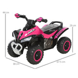 easycomfort area occasioni 2420 easycomfort mini quad per bambini 18 36 mesi a spinta manuale con musiche integrate in pp e metallo 67 5x38x44 cm rosa