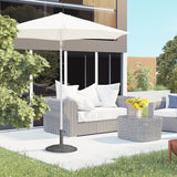 easycomfort easycomfort base per ombrellone in resina 19kg con decorazioni e accoppiatore antiruggine 54 5cm bronzo