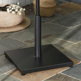 easycomfort easycomfort base per ombrellone quadrata da 18kg per pali da 33 53 8 cm 45x45x39 cm nero