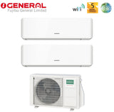 general fujitsu condizionatore dual split general fujitsu standard km 712 con aohg14kbta2 r 32 wi fi integrato