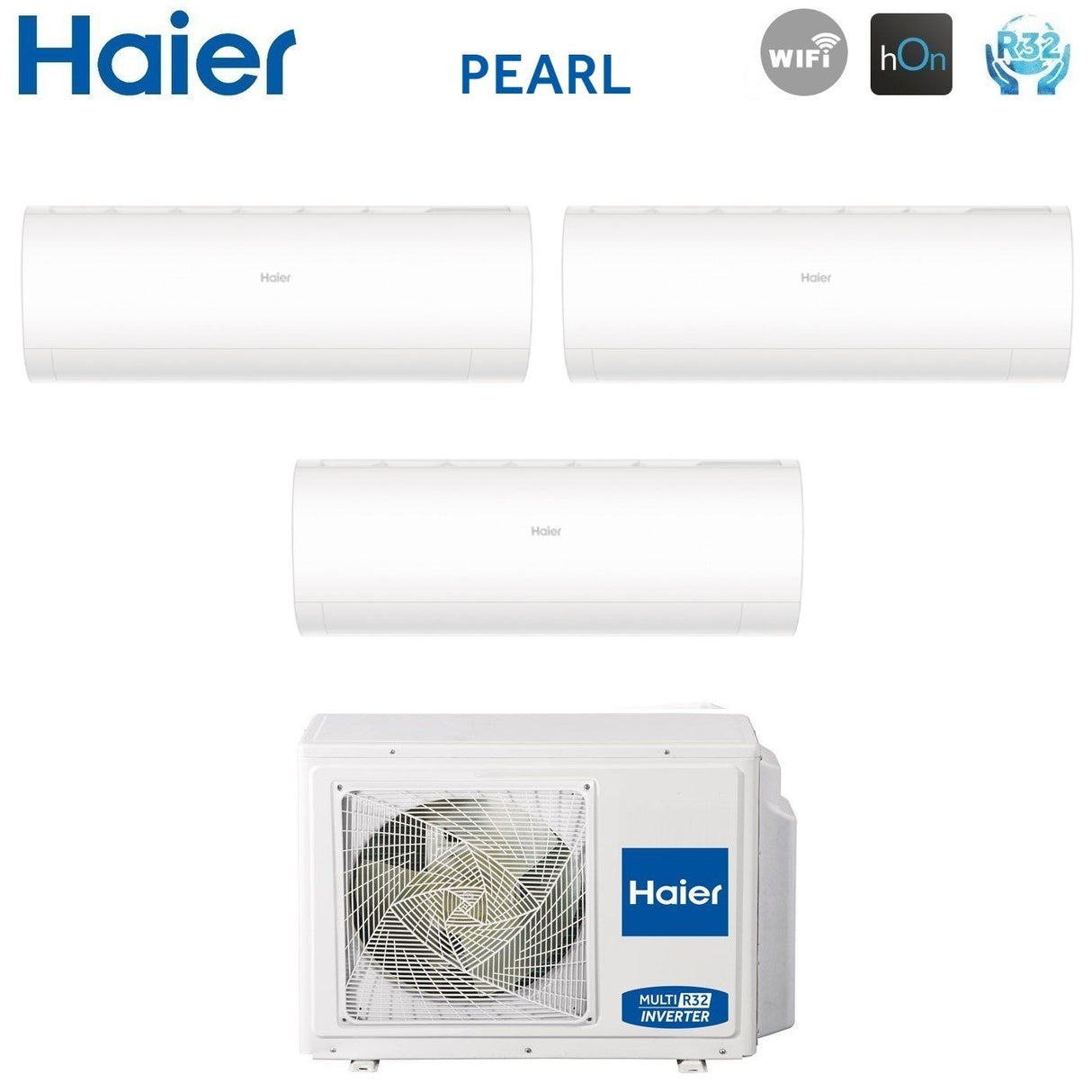 haier condizionatore haier trial split pearl 9918 con 5u105s2ss5fa r 32 wi fi integrato