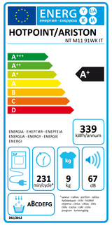 hotpoint asciugatrice 9kg a_
