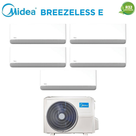 midea condizionatore penta split midea breezeless e 999912 con m5oe 42hfn8 q r 32 wi fi integrato