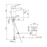 nobili miscelatore monocmando per bidet nobili hof cromo 1 14