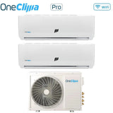 oneclima condizionatore dual split oneclima pro 99 con mlt14x2y24 r 32 wi fi optional
