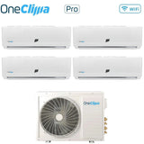 oneclima condizionatore quadri split oneclima pro 9121212 con mlt32x4y24 r 32 wi fi optional