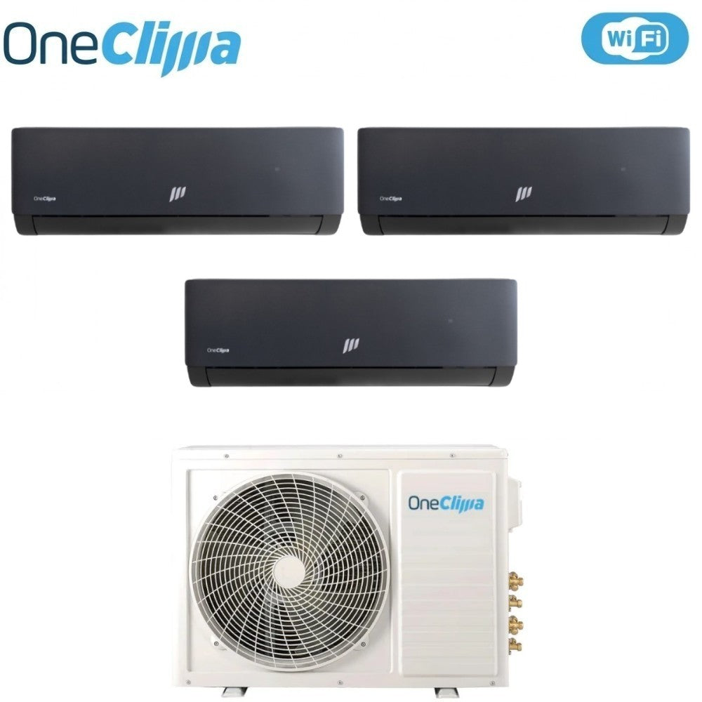 oneclima condizionatore trial split oneclima prime black 9912 con mlt27x3y24 r 32 wi fi integrato