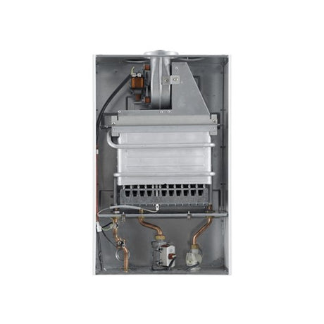 scaldabagno a gas baxi mod. acquaprojet_ blue 14 fi low nox completo di kit scarico fumi gpl new