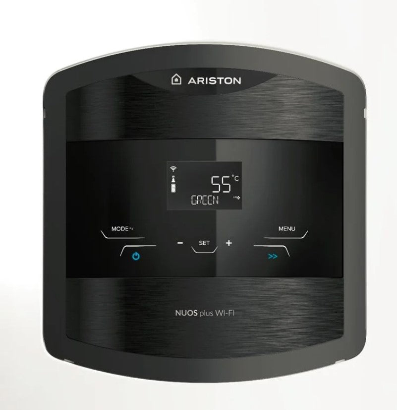 scaldabagno a pompa di calore ariston monoblocco nuos plus 200 codice 3069775 a_ wi fi integrato